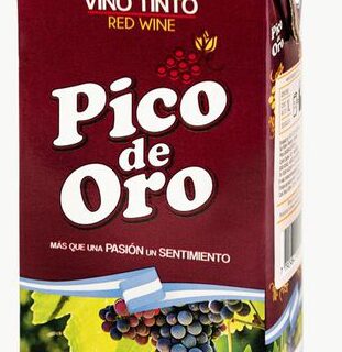 VINO PICO DE ORO TINTO  TETRA 12X1 LT