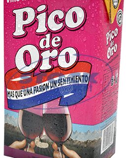 VINO PICO DE ORO ROSADO TETRA 12X1 LT