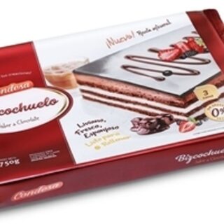 BIZC. CONDESA RECT 3 CAPAS CHOC 4X750GR
