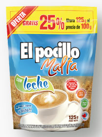 CEBADA EL POCILLO C/LECHE 10X100GR