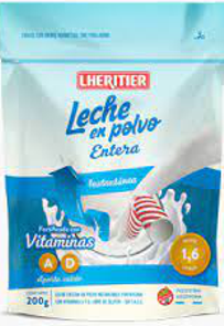 LECHE ENTE EN POLVO LHERITIER 12X200GR